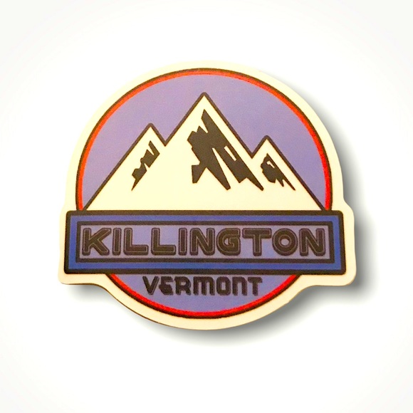Killington Vermont Matte Finish PVC Removable Waterproof Decor Accent Sticker - Picture 6 of 9